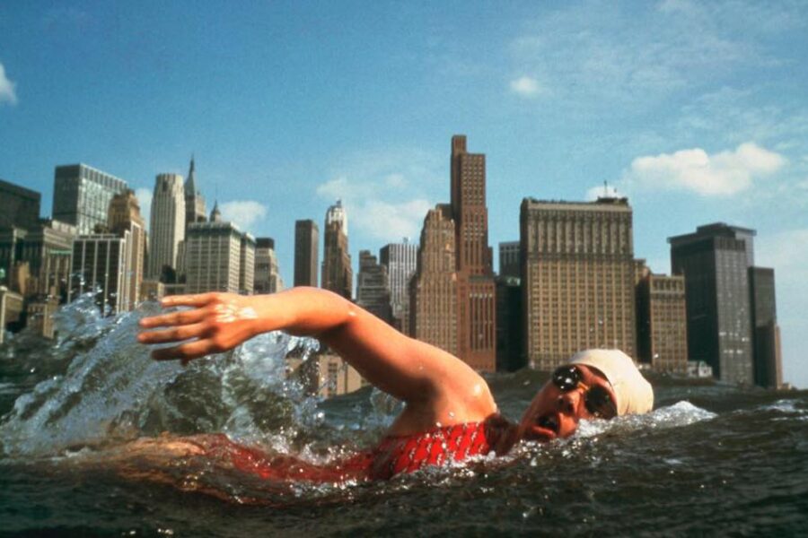 Diana Nyad Swimming in Manhantan