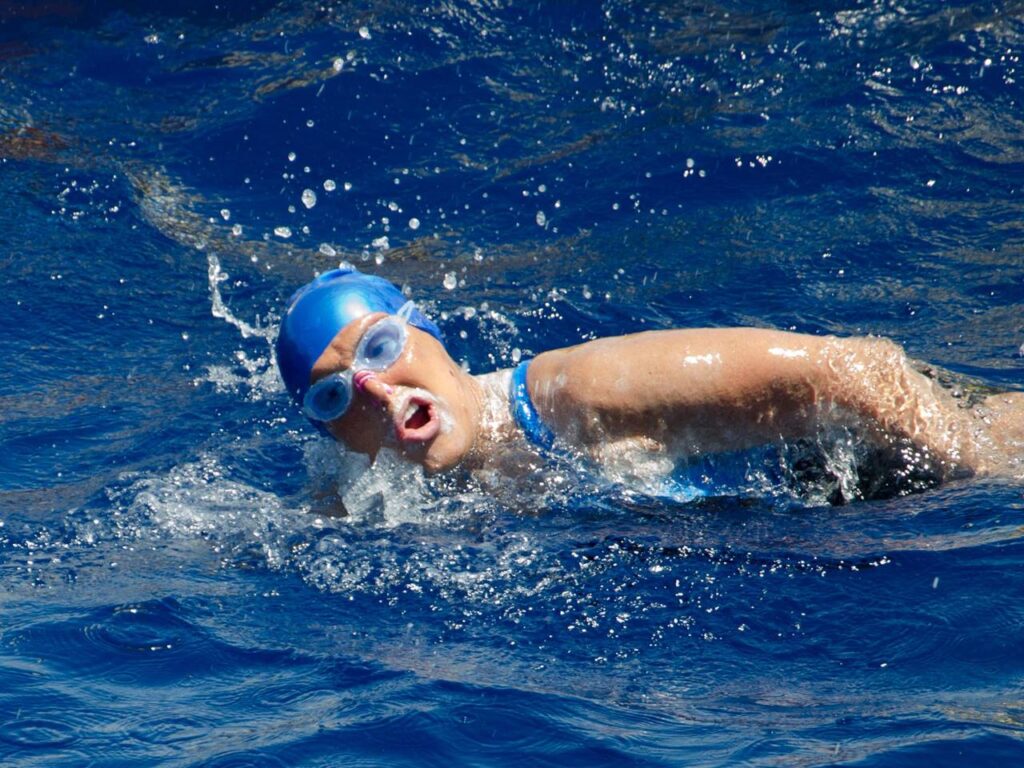 Diana Nyad Swimming