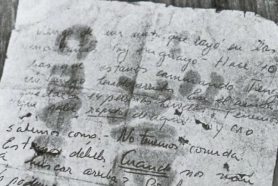 Canessa's rescue letter