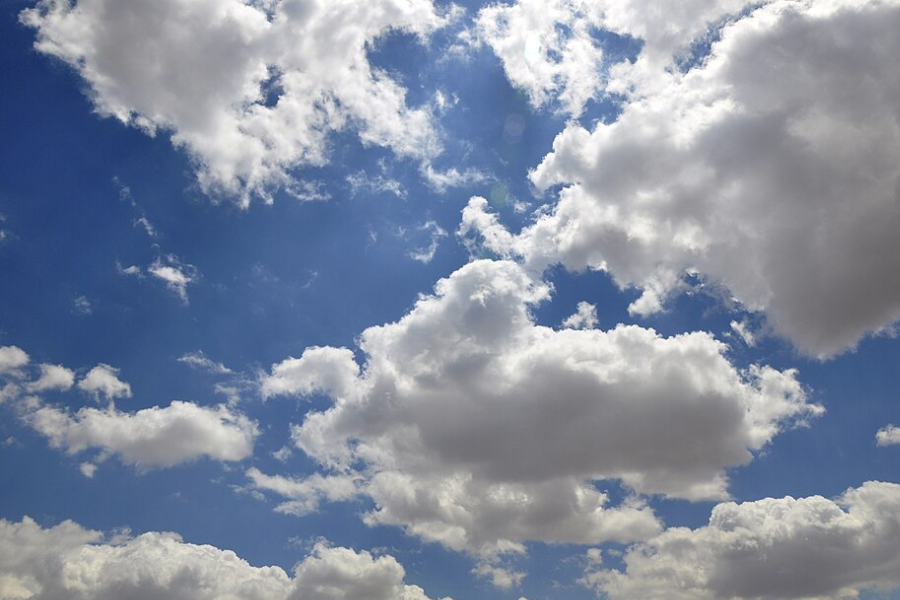 Clouds, blue sky