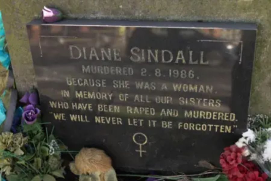 Memorial plaque of Diane Sindwall